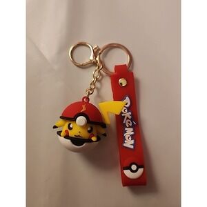 Pokémon Keychain‎ Pikachu In Pokémon Ball